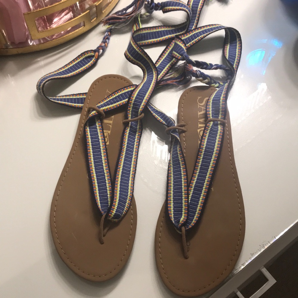 Sam & Libby wrap up sandals